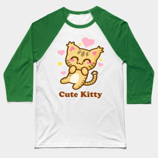 cute kitty lover Baseball T-Shirt